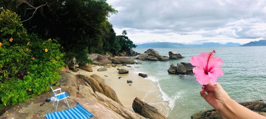 Lindo Duplex Pe Na Areia Com Praia Privativa Caraguatatuba Exterior photo